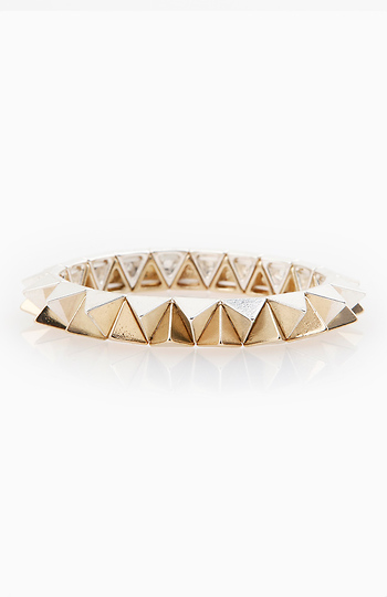 Opposing Spike Stretch Bracelet Slide 1