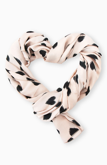 Repeat Hearts Scarf Slide 1