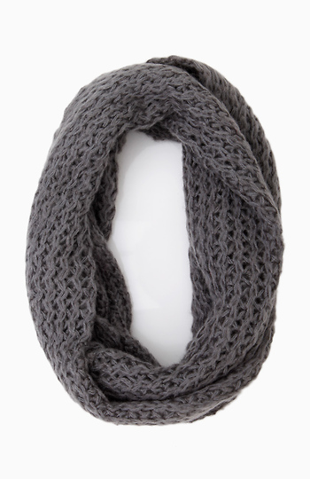 Cozy And Cool Knitted Infinity Scarf Slide 1