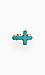 Stone Cross Double Ring Thumb 1