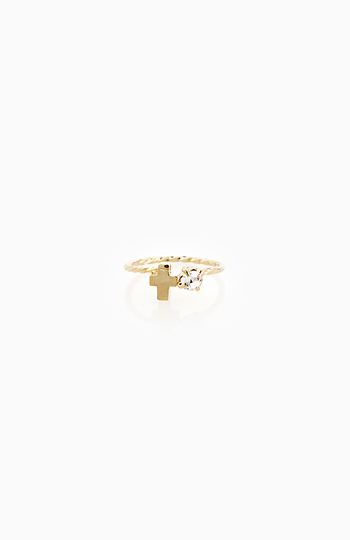 Crystal and Cross Ring Slide 1