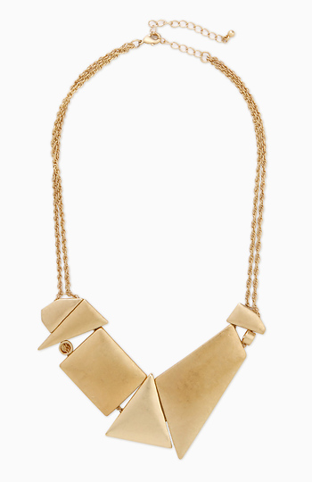 All the Right Angles Necklace in Gold | DAILYLOOK