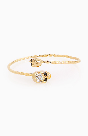 Bejeweled Skulls Bracelet Slide 1
