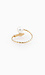 Snake and Pearl Midi Ring Thumb 2