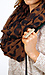 Leopard Print Infinity Scarf Thumb 3