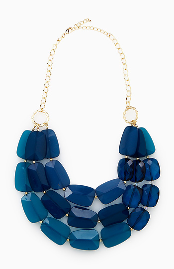Faceted Stones Necklace Slide 1