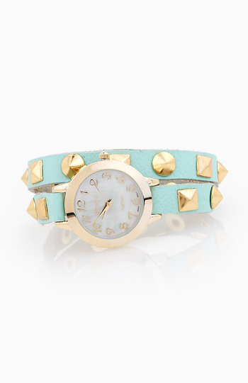 Mixed Studded Wrap Watch Slide 1