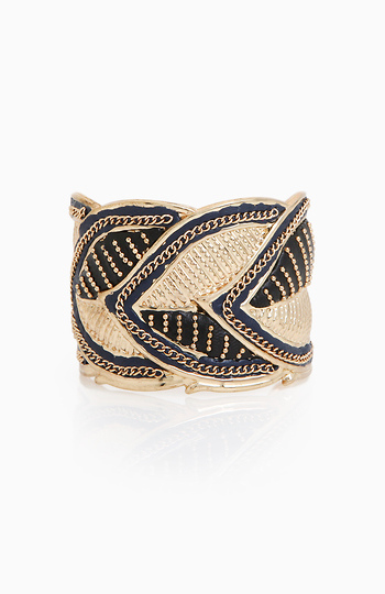 Embellished Leaf Cuff Slide 1