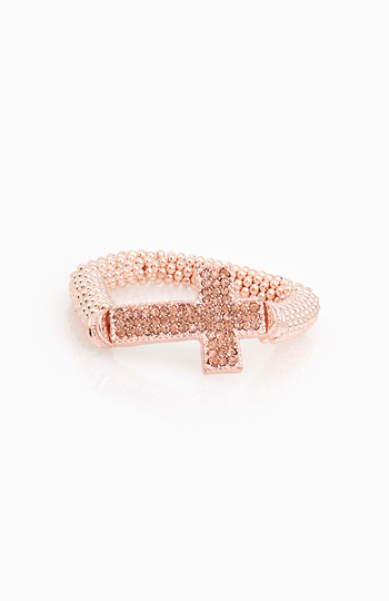 Glowing Cross Bracelet Slide 1