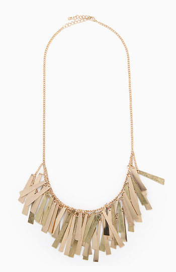 Fancy Fringe Necklace Slide 1