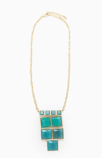 Tetris Blocks Necklace Slide 1