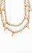 Double Spike and Chain Necklace Thumb 3