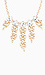 Crystal And Chain Necklace Thumb 3
