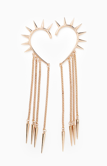 Liberty Spike Ear Cuff Set Slide 1