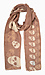 Rhinestone Detail Skull Scarf Thumb 1