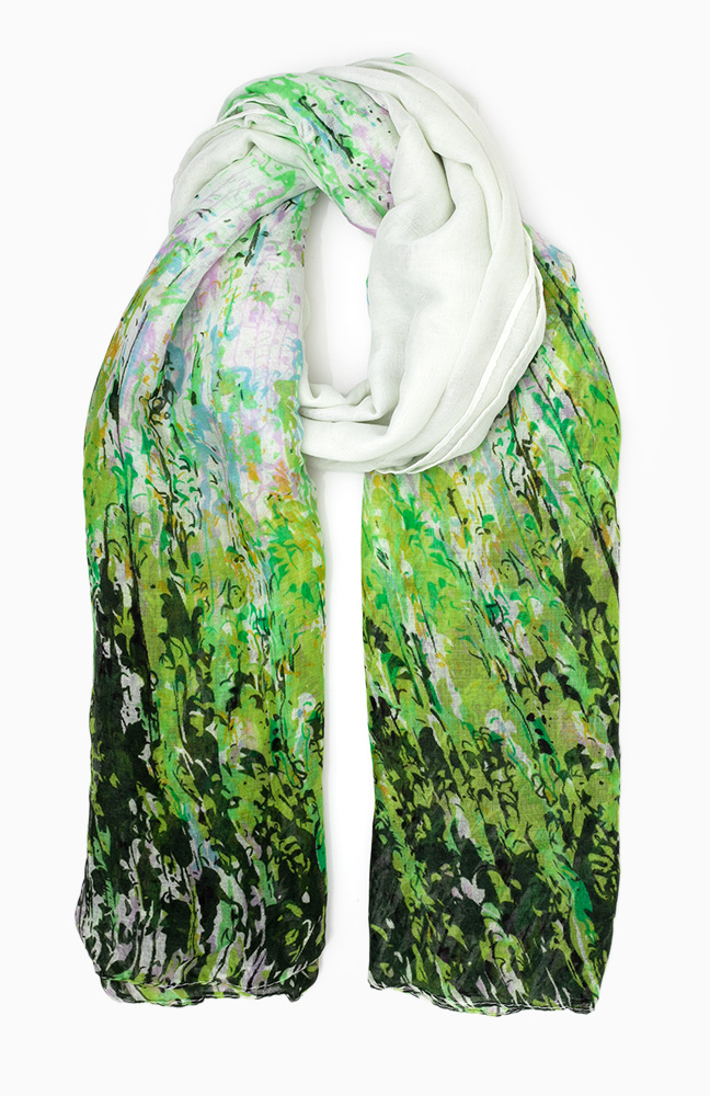 Flower Field Scarf in Green DAILYLOOK