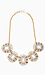 Sparkling Floral Stone Necklace Thumb 1