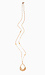 Floral Stone Pendant Necklace Thumb 1