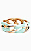 Frosted Chain Cuff Bracelet Thumb 1