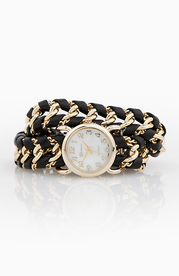 Chain Woven Wrap Watch Slide 1