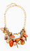 Stone and Crystal Charm Necklace Thumb 1