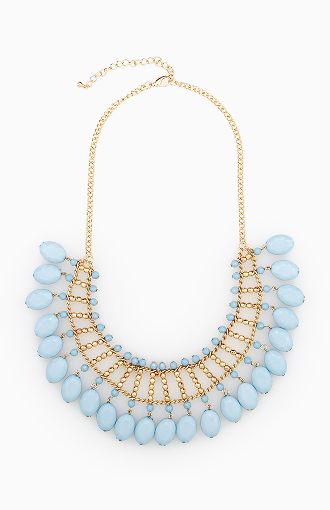 April Showers Necklace in Blue DAILYLOOK