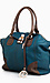 Deep Color Block Tote Thumb 2