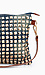 One Side Studded Denim Clutch Thumb 4