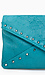 Spike Lined Envelope Clutch Thumb 4