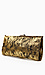 Metallic Snake Print Clutch Thumb 2