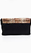 Snake Sequin Print Clutch Thumb 3