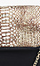 Snake Sequin Print Clutch Thumb 4