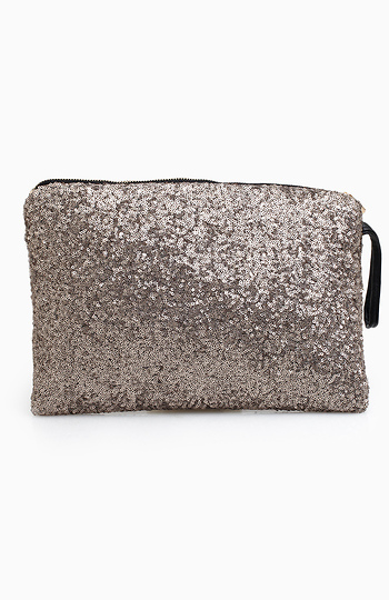 Sequin Fabric Clutch Slide 1