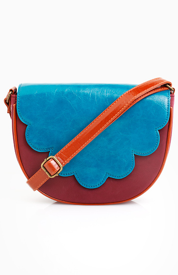 Scallop Fold Over Purse Slide 1