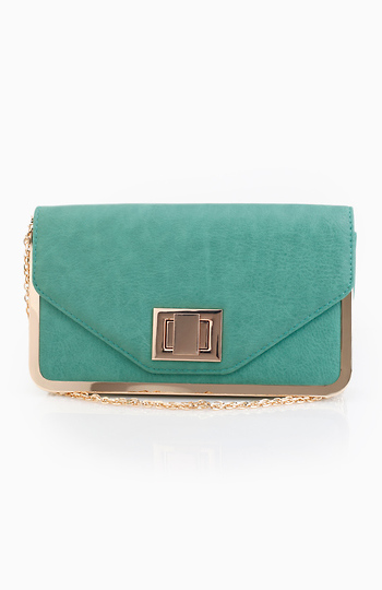 Metal Rimmed Twist Lock Purse Slide 1