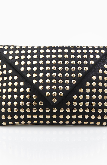 Connect The Dots Studded Envelope Clutch Slide 1