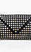 Connect The Dots Studded Envelope Clutch Thumb 1