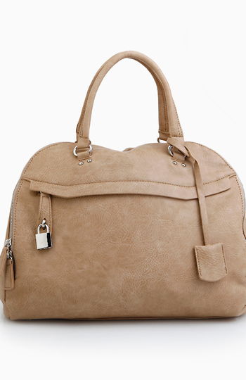 Lock Charm Bowler Bag Slide 1