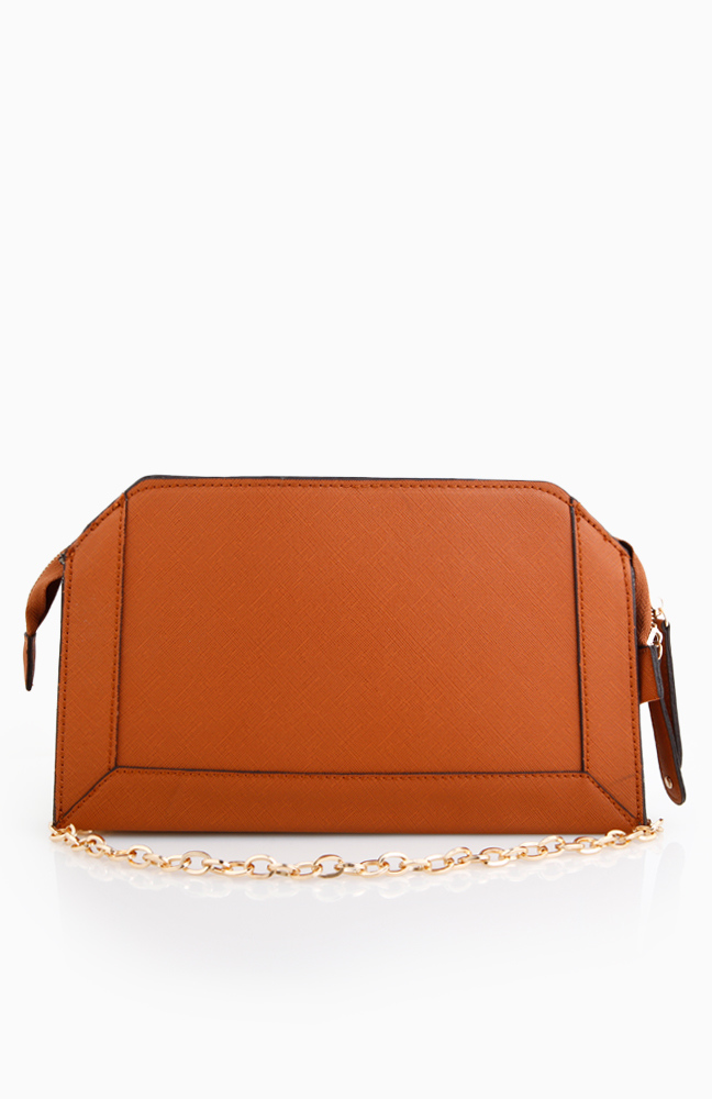 Geometric Shaped Purse in Brown DAILYLOOK