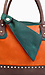 Color Block Studded Bowler Bag Thumb 4