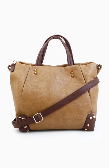 Studded Corner Handbag Slide 1
