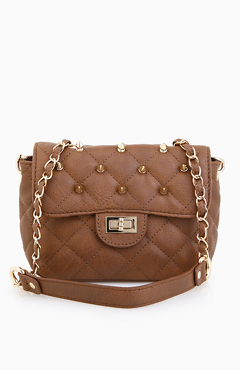 Mini Studded Quilted Lady Bag Slide 1