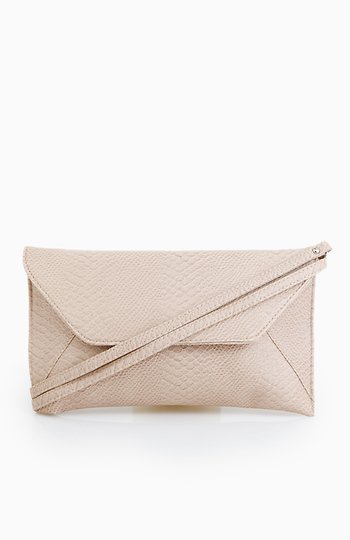 Snake Skin Envelope Clutch Slide 1