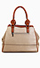 Textured Handbag With Lock Charm Thumb 3