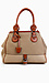 Textured Handbag With Lock Charm Thumb 1