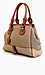 Textured Handbag With Lock Charm Thumb 2