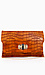Crocodile Twist Lock Clutch Thumb 1