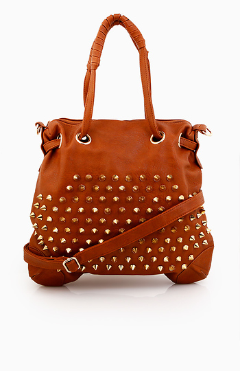 Wrap Handle Studded Bag Slide 1