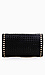 Basket Weave Studded Border Purse Thumb 3