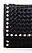 Basket Weave Studded Border Purse Thumb 4